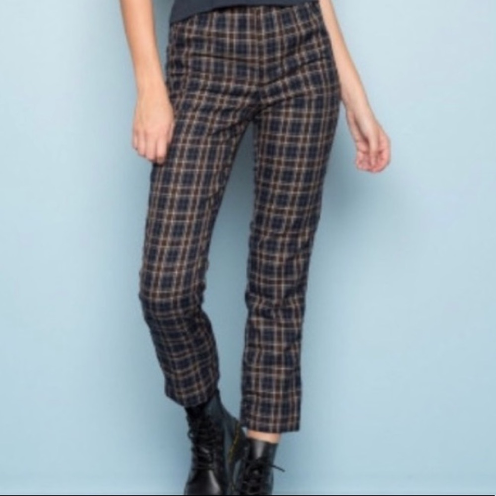 Brandy Melville plaid tilden pants xs - Picture 1 of 3